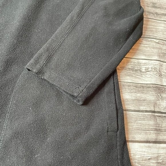 Croft & Barrow Fleece Jacket Black L LG Large Tall LT Full Zipper Zip Warm Cozy - Picture 4 of 10